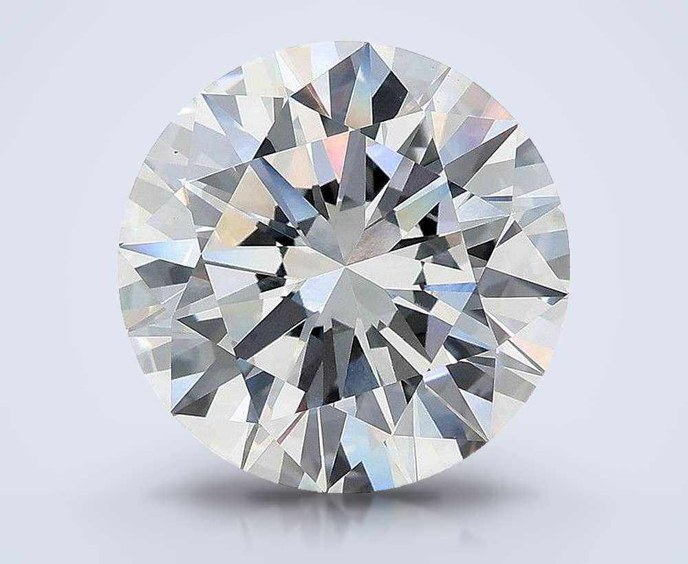 7.77 Carat Round Lab Diamond