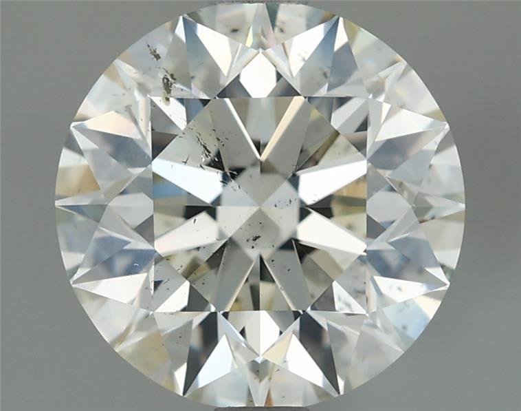 2.51ct K SI1 Rare Carat Ideal Cut Round Diamond