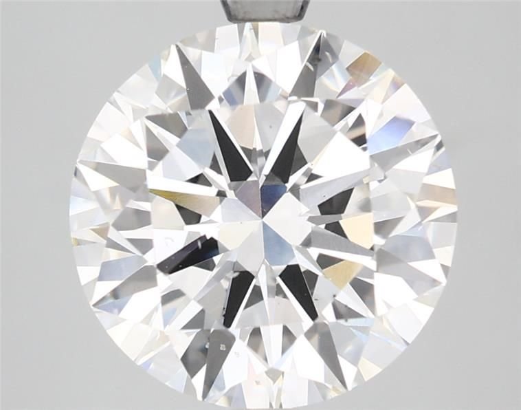 5.01ct F SI1 Excellent Cut Round Lab Grown Diamond