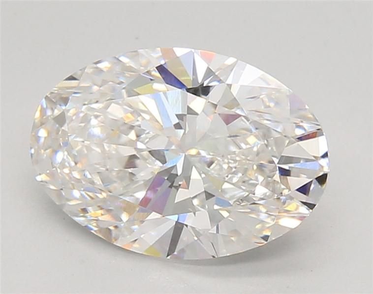 2.59ct F VS1 Rare Carat Ideal Cut Oval Lab Grown Diamond