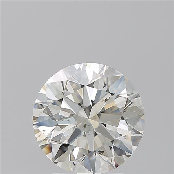 2.80ct K SI2 Rare Carat Ideal Cut Round Diamond