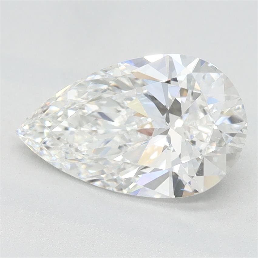 1.09ct E VVS1 Rare Carat Ideal Cut Pear Lab Grown Diamond