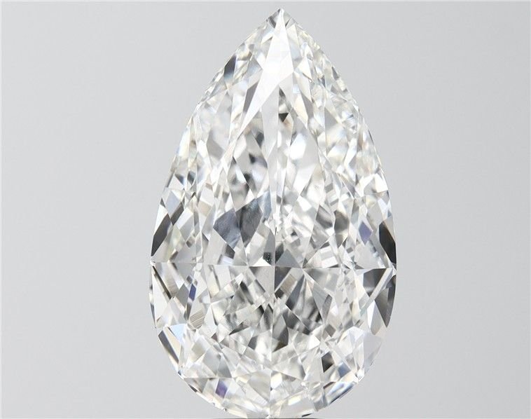 11.56ct F VVS2 Rare Carat Ideal Cut Pear Lab Grown Diamond
