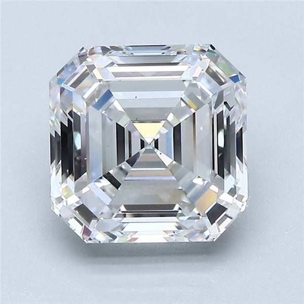 3.05ct E VS2 Rare Carat Ideal Cut Asscher Diamond