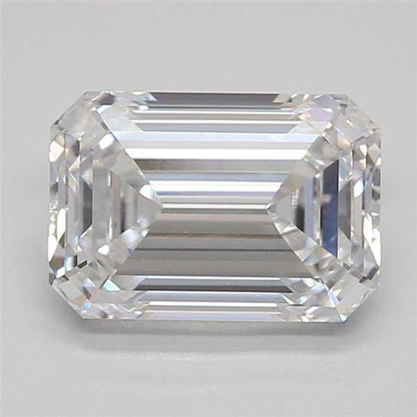 1.66ct D VVS2 Rare Carat Ideal Cut Emerald Lab Grown Diamond