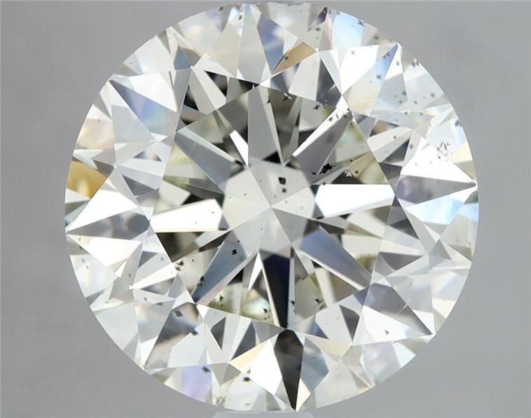 4.02ct K SI1 Excellent Cut Round Diamond