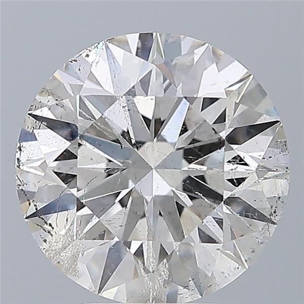 4.01ct F SI2 Rare Carat Ideal Cut Round Diamond