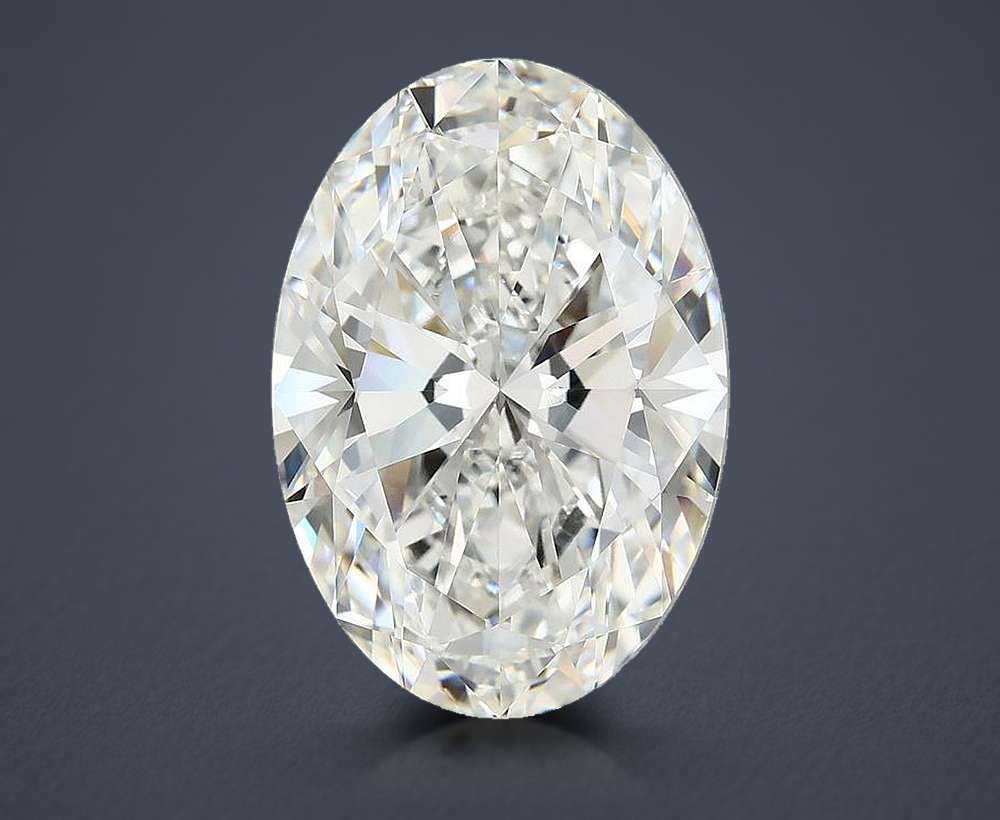 9.78 Carat Oval Lab Diamond