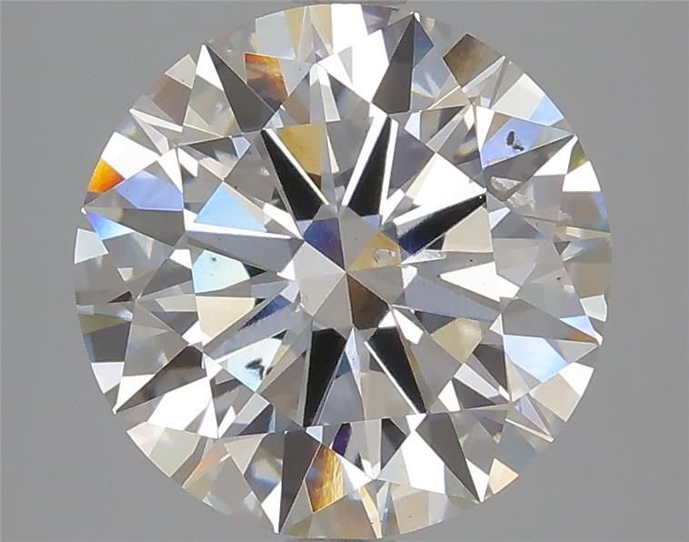 4.02ct F SI1 Rare Carat Ideal Cut Round Lab Grown Diamond