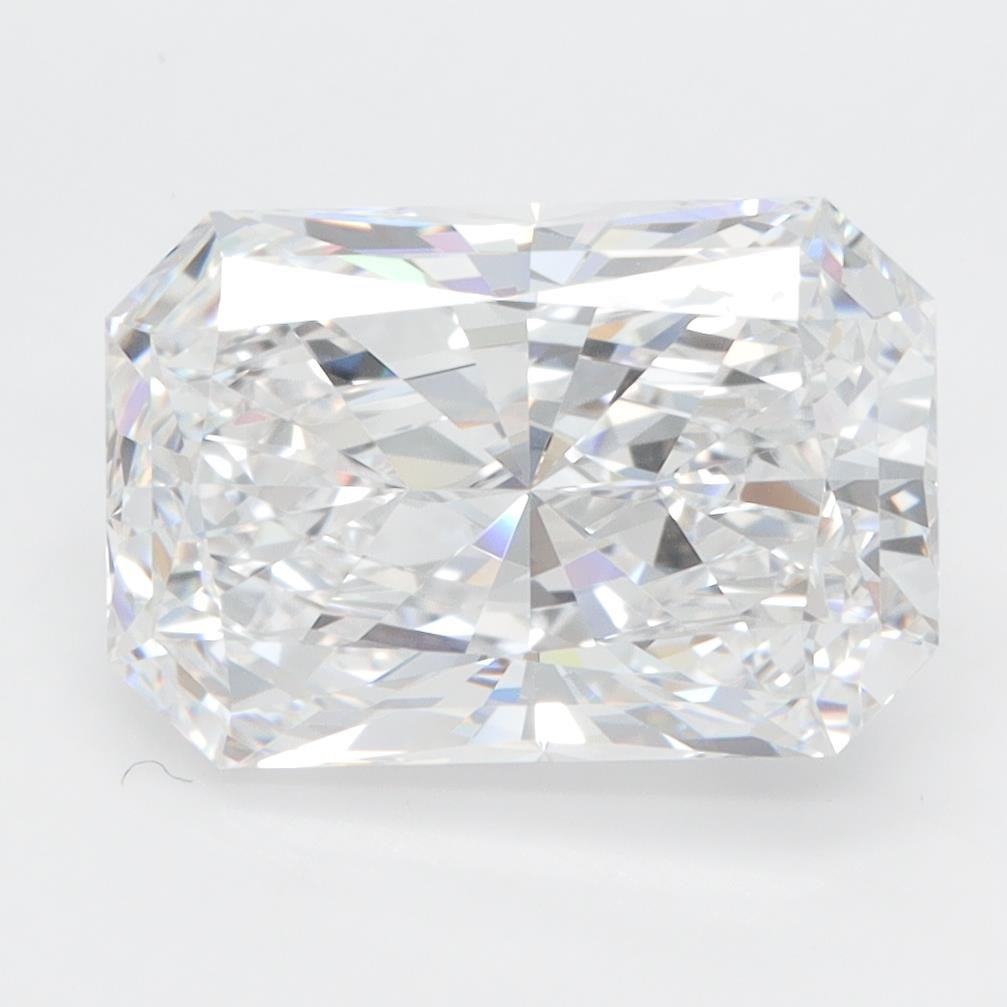 3.73ct D VVS2 Rare Carat Ideal Cut Radiant Lab Grown Diamond