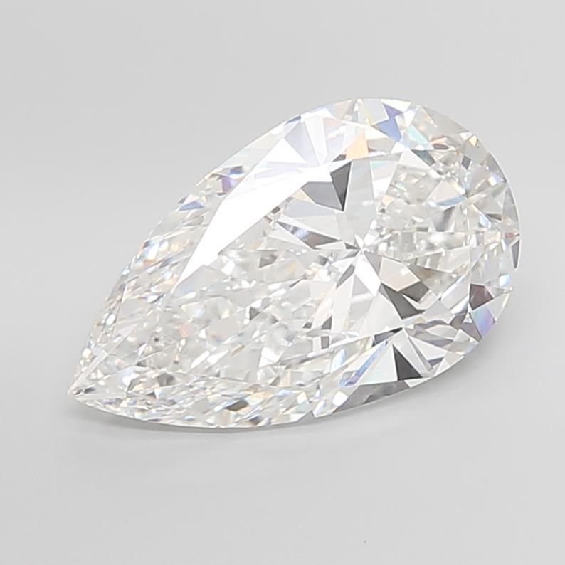 10.03ct E VVS2 Rare Carat Ideal Cut Pear Lab Grown Diamond