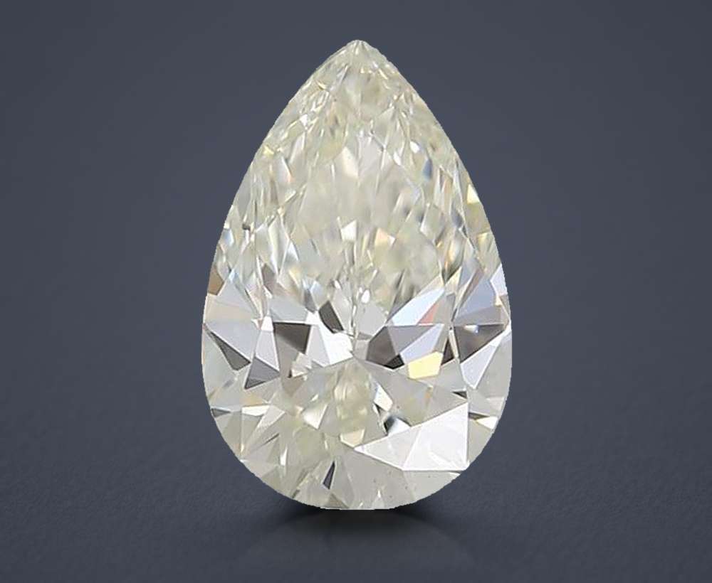 0.58 Carat Pear Lab Diamond