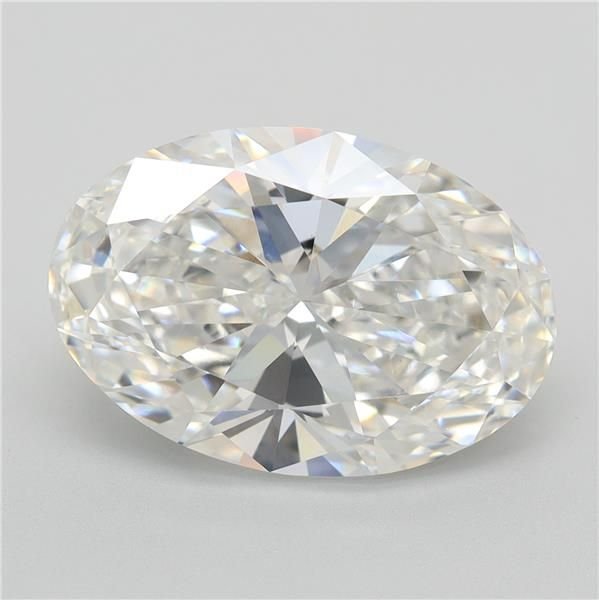 5.52ct E VVS2 Rare Carat Ideal Cut Oval Lab Grown Diamond