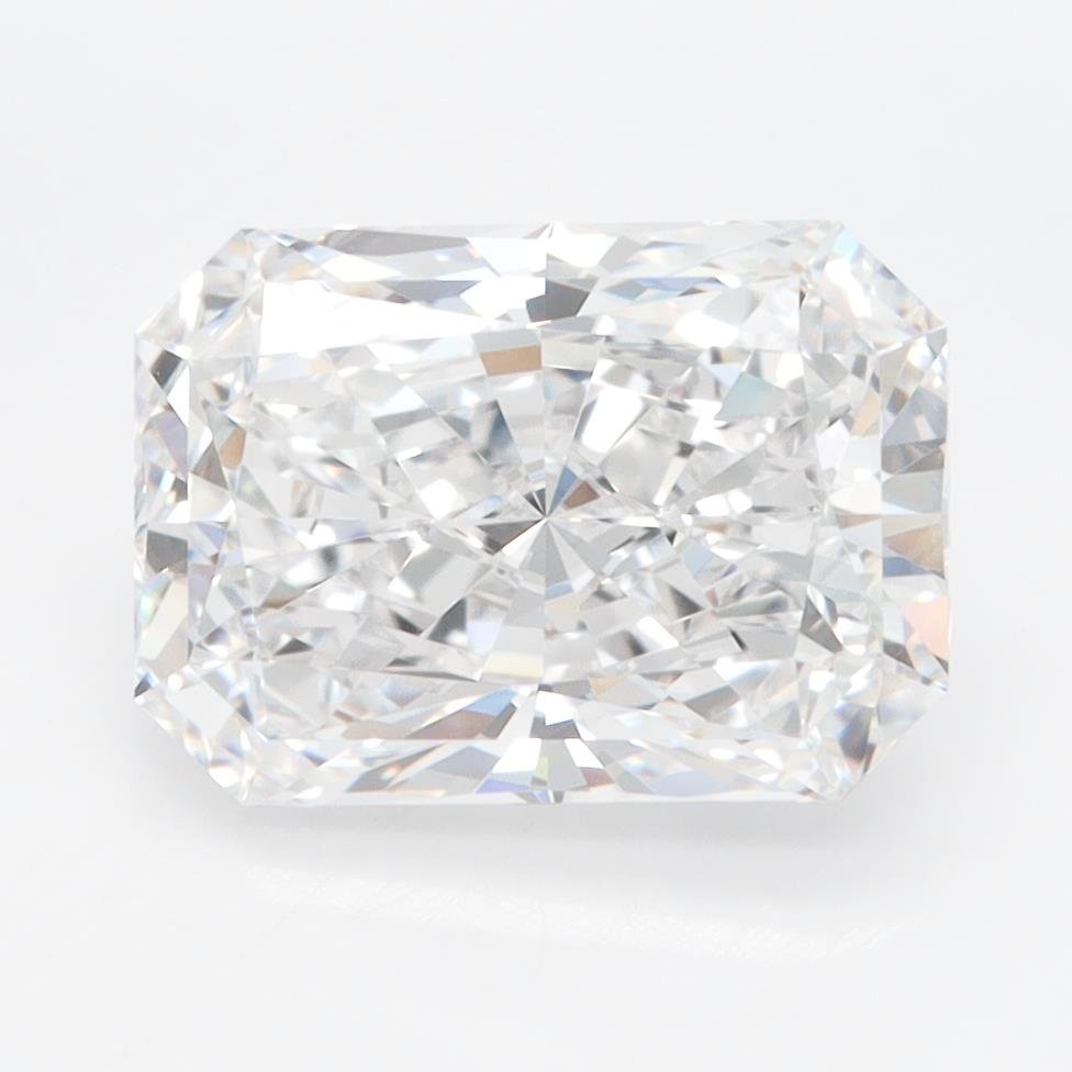 3.10ct D VVS2 Rare Carat Ideal Cut Radiant Lab Grown Diamond