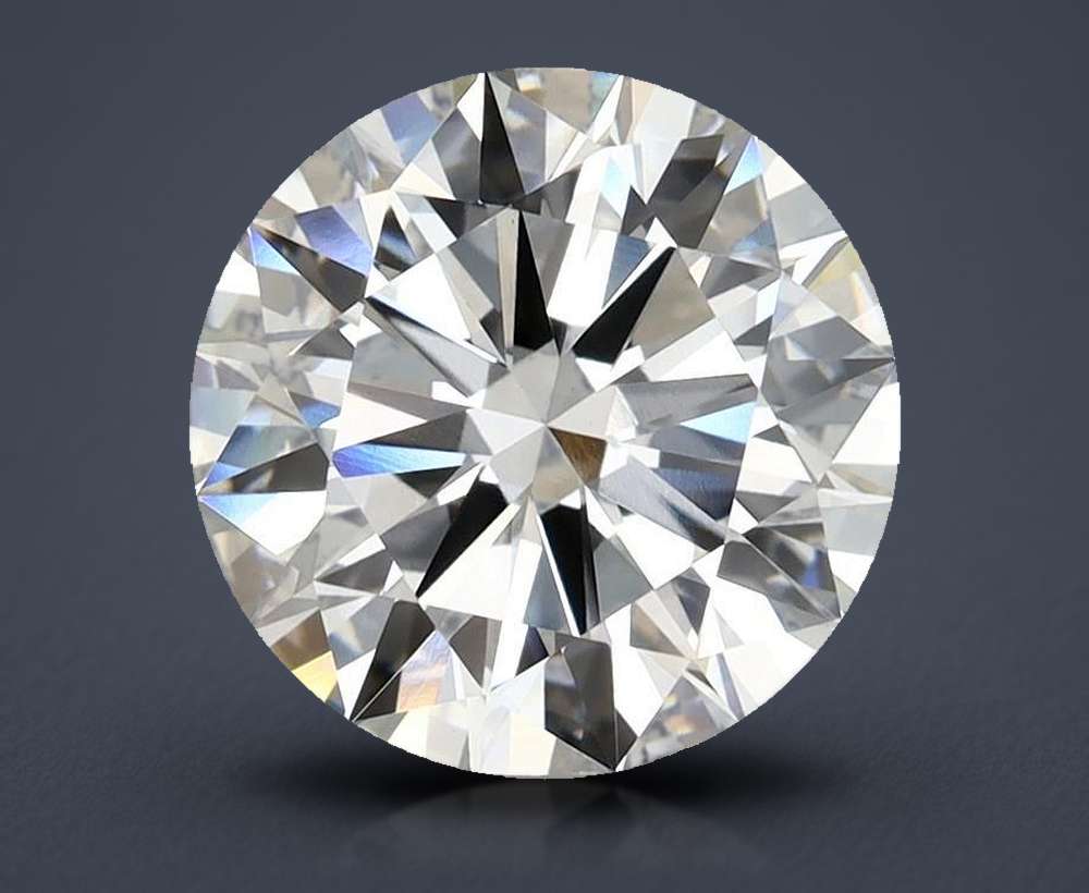 3.98 Carat Round Lab Diamond
