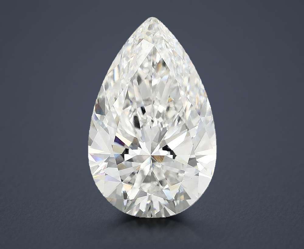 7.76 Carat Pear Lab Diamond