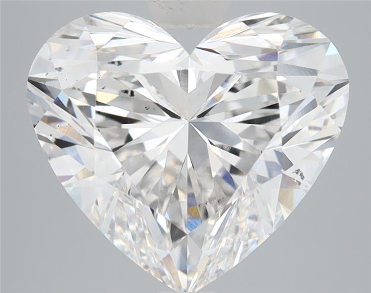 5.03ct F SI1 Rare Carat Ideal Cut Heart Lab Grown Diamond