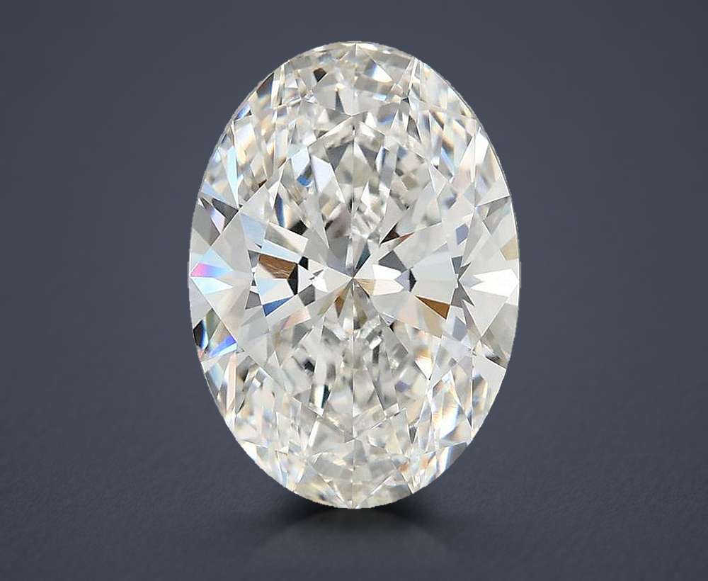 3.90 Carat Oval Lab Diamond
