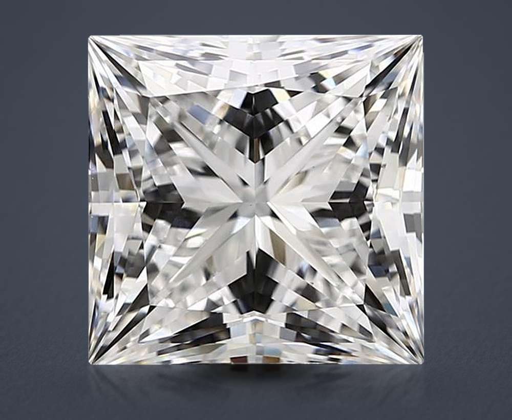 7.02 Carat Princess Lab Diamond