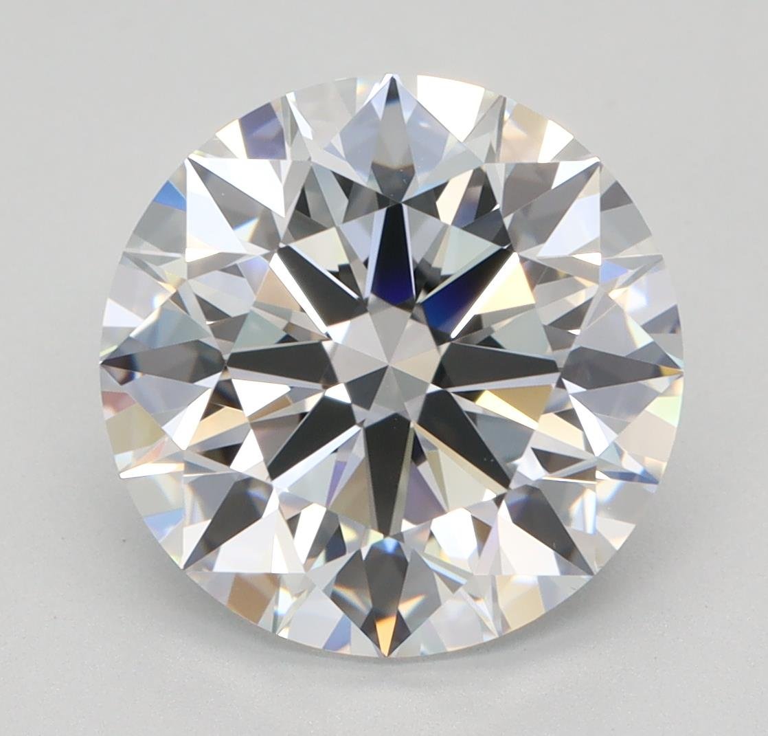 3.67ct E VVS2 Rare Carat Ideal Cut Round Lab Grown Diamond