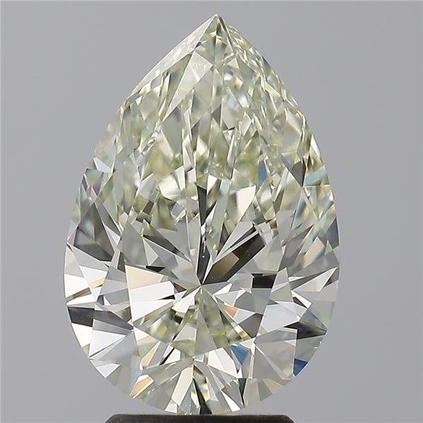 3.15ct K VVS2 Rare Carat Ideal Cut Pear Diamond