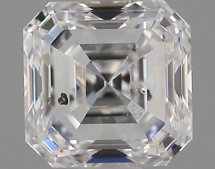 1.00ct D SI2 Rare Carat Ideal Cut Asscher Diamond