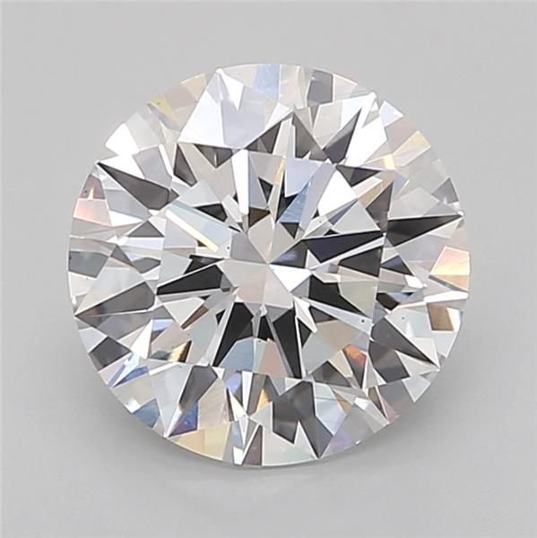 2.99ct F VS2 Rare Carat Ideal Cut Round Lab Grown Diamond