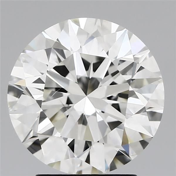 3.03ct H SI1 Rare Carat Ideal Cut Round Diamond