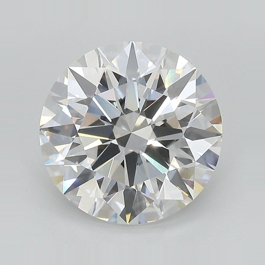 4.07ct E VVS2 Rare Carat Ideal Cut Round Lab Grown Diamond