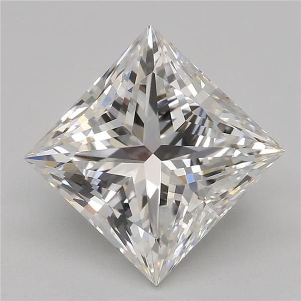 2.08ct E VS1 Rare Carat Ideal Cut Princess Lab Grown Diamond