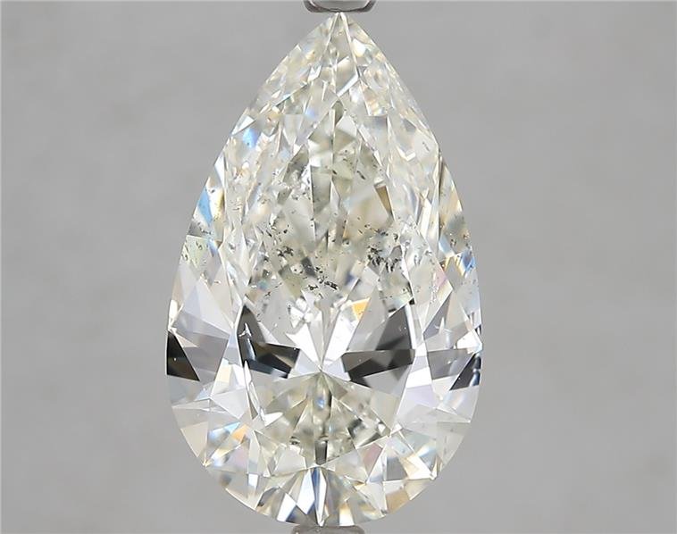 3.52ct I SI2 Rare Carat Ideal Cut Pear Diamond