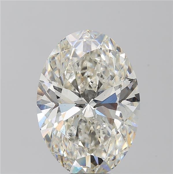 9.78ct H VS2 Rare Carat Ideal Cut Oval Lab Grown Diamond