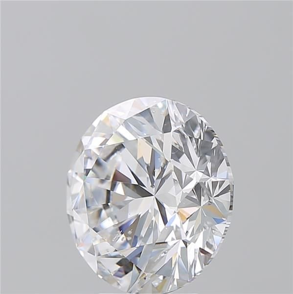 6.02ct D SI2 Rare Carat Ideal Cut Round Diamond