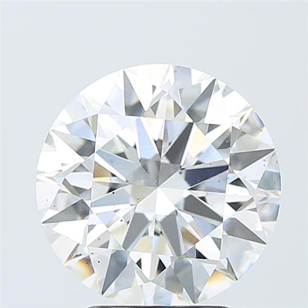 4.09ct F SI1 Rare Carat Ideal Cut Round Lab Grown Diamond