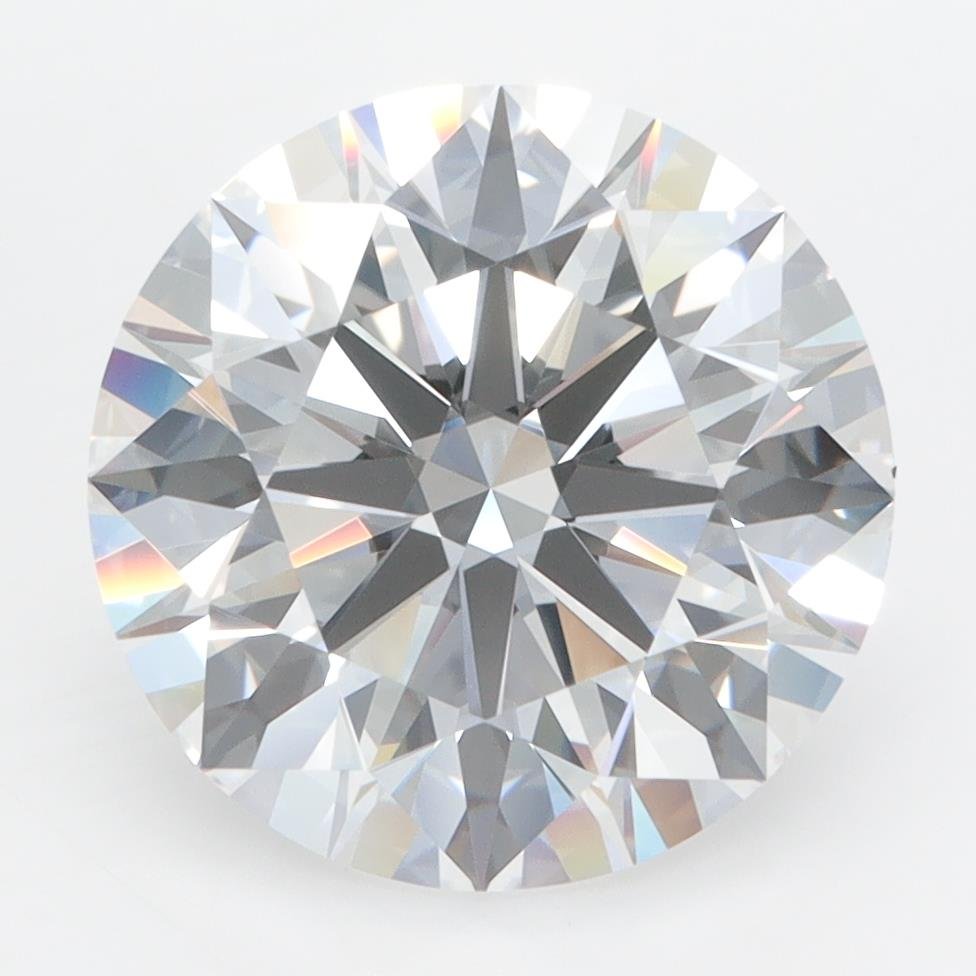 5.01ct D FL Rare Carat Ideal Cut Round Lab Grown Diamond