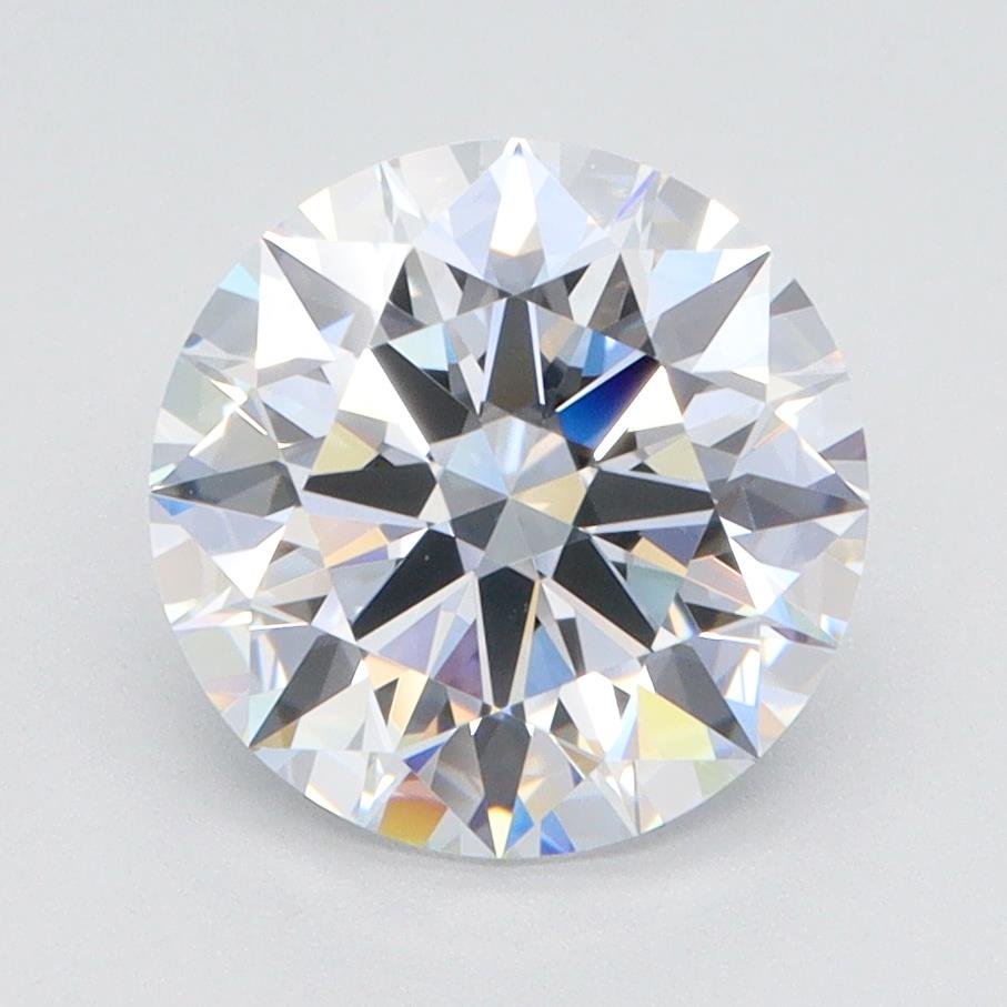 2.56ct D VVS1 Rare Carat Ideal Cut Round Lab Grown Diamond