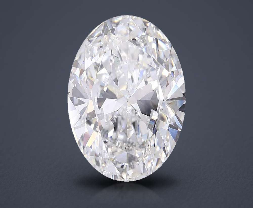 12.01 Carat Oval Lab Diamond