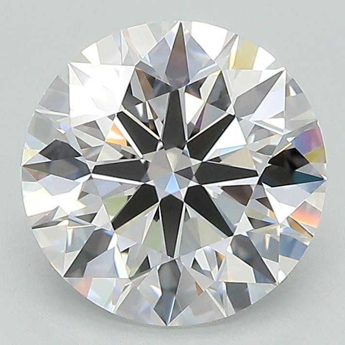 2.59ct E VS2 Rare Carat Ideal Cut Round Lab Grown Diamond