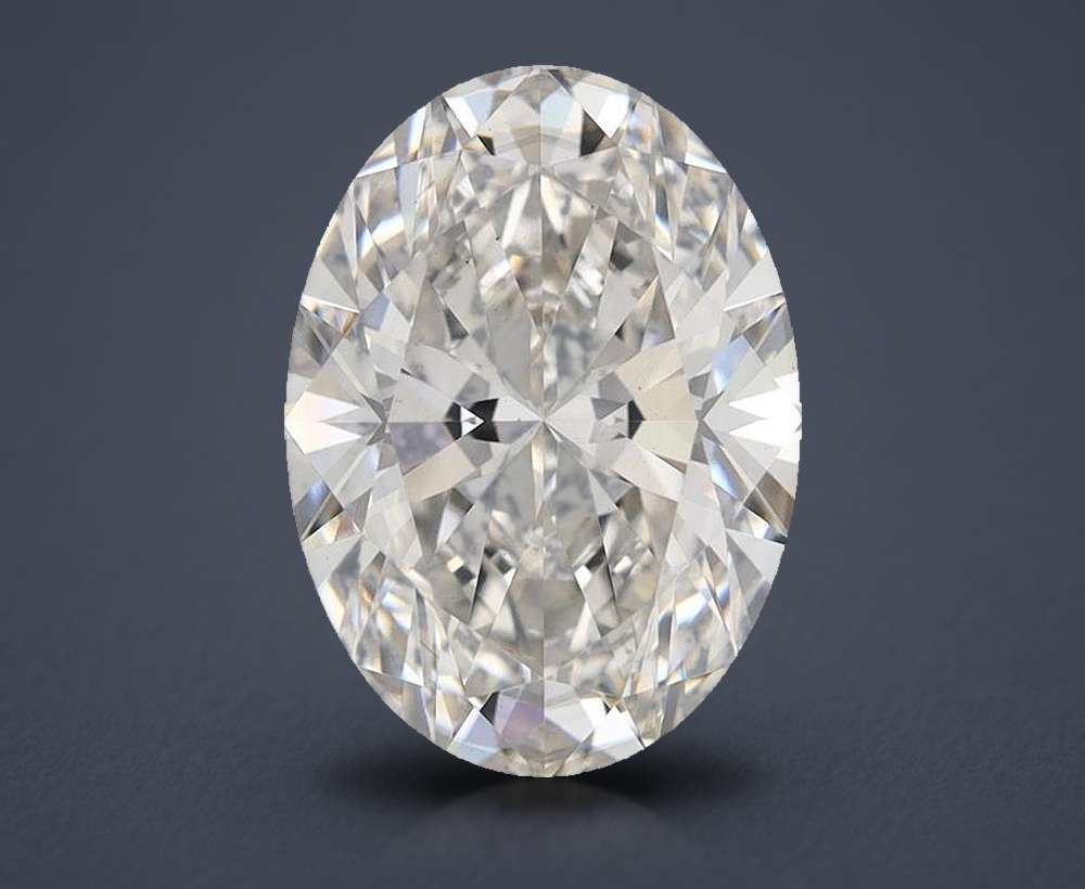 3.90 Carat Oval Lab Diamond