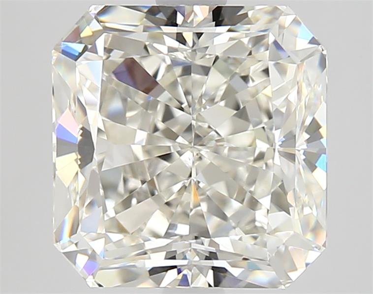 3.43ct I VS2 Rare Carat Ideal Cut Radiant Diamond