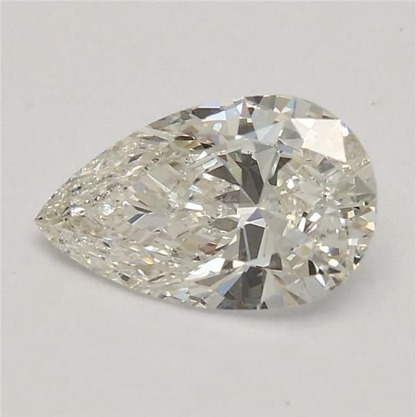 0.66ct H SI2 Rare Carat Ideal Cut Pear Lab Grown Diamond