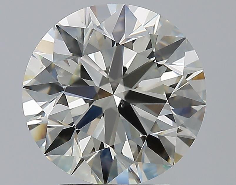 3.29ct K VS2 Excellent Cut Round Diamond