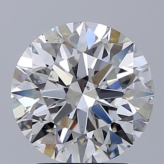 2.13ct D VS2 Rare Carat Ideal Cut Round Diamond