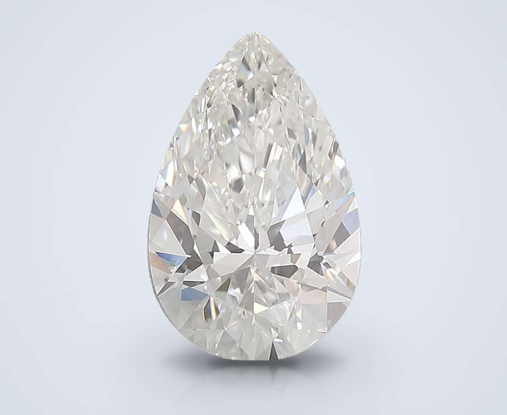 5.00 Carat Pear Lab Diamond