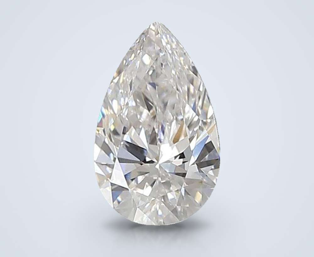 1.00 Carat Pear Lab Diamond