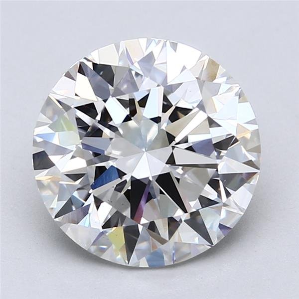 4.00ct F VS1 Excellent Cut Round Lab Grown Diamond