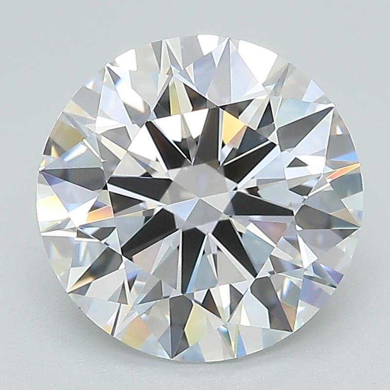 3.13ct E VS1 Rare Carat Ideal Cut Round Lab Grown Diamond