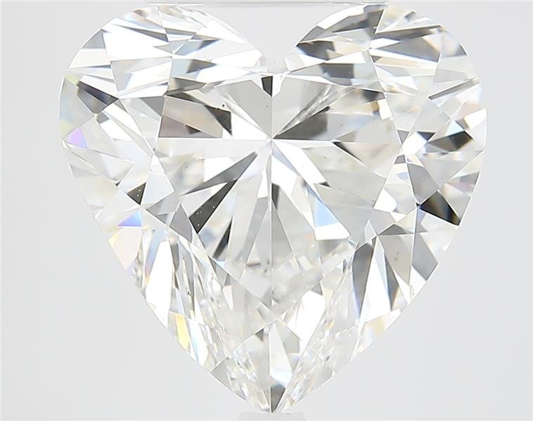 8.01ct F VS2 Rare Carat Ideal Cut Heart Lab Grown Diamond