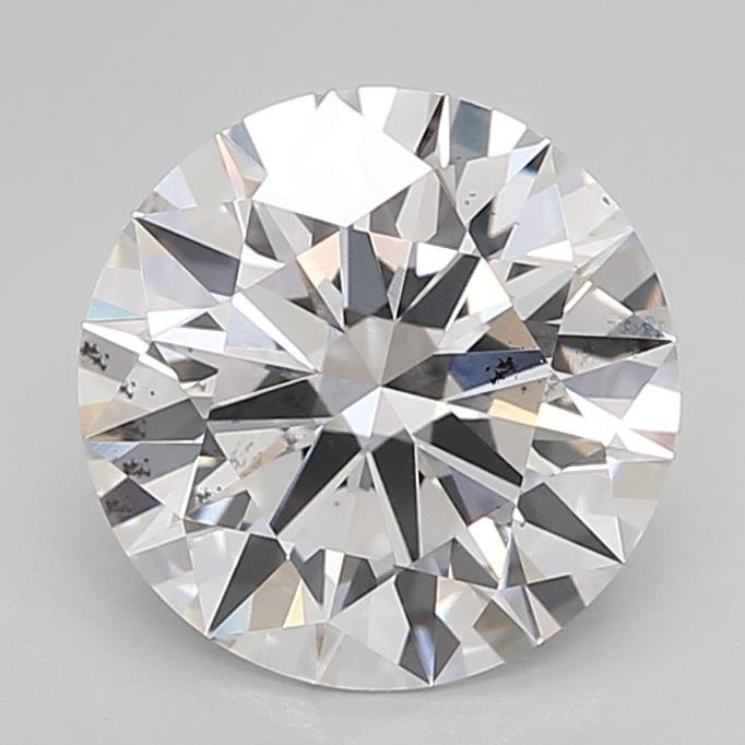 2.58ct D VS2 Rare Carat Ideal Cut Round Lab Grown Diamond