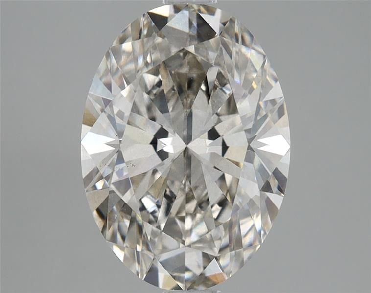 2.62ct I SI1 Rare Carat Ideal Cut Oval Lab Grown Diamond